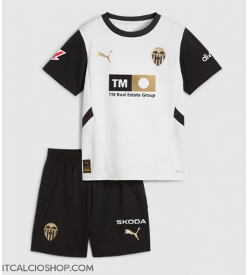 Valencia Prima Maglia Bambino 2024-25 Manica Corta (+ Pantaloni corti)